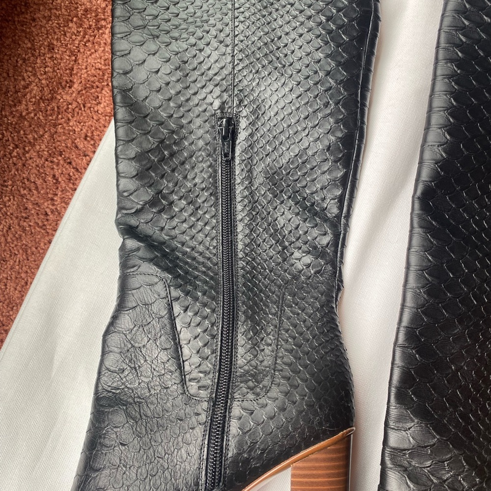 Vince Dempsey Python Leather Boot Otk - image 4